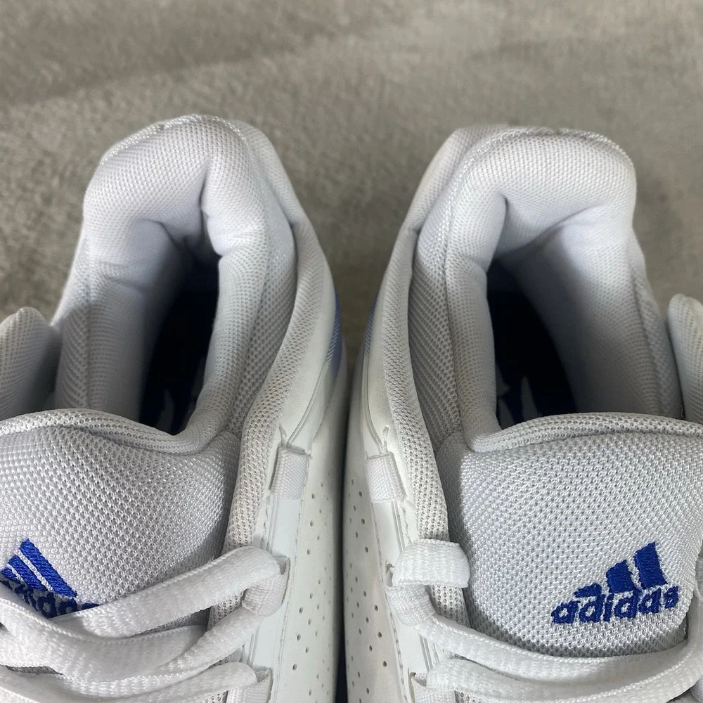 Adidas TMac 2 Restomod Men's Basketball Shoes Size 8.5 White Blue Leather NEW